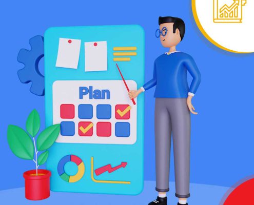 Infographic explaining the components of a business plan